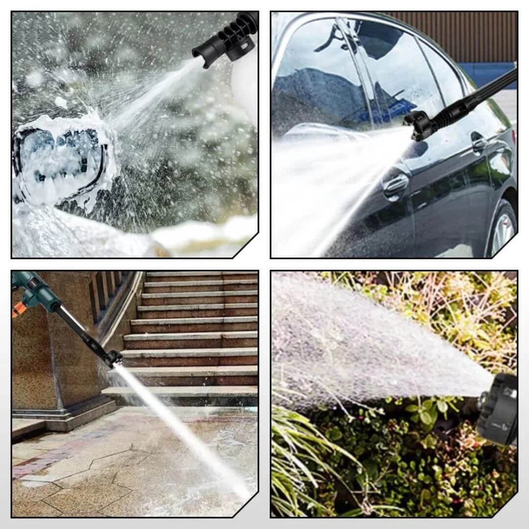 Draadloze hogedrukreiniger voor auto & tuin