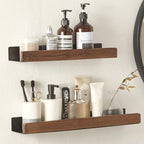 Massief houten badkamerplank