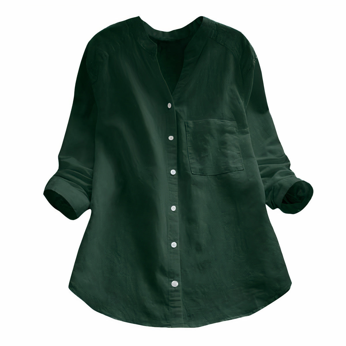 Luchtige katoenen linnen dames blouse