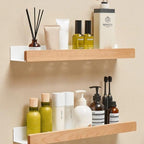 Massief houten badkamerplank