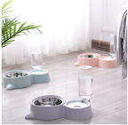 Voerbak voor katten en honden, 2-in-1