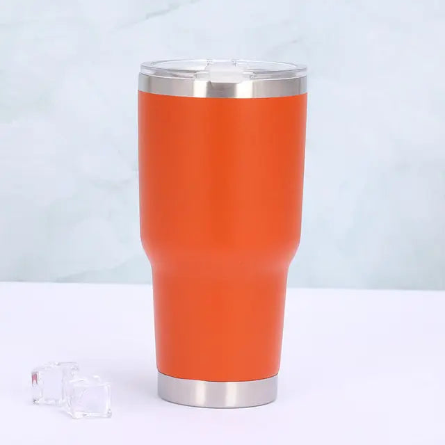 Thermosbeker met schuifdeksel