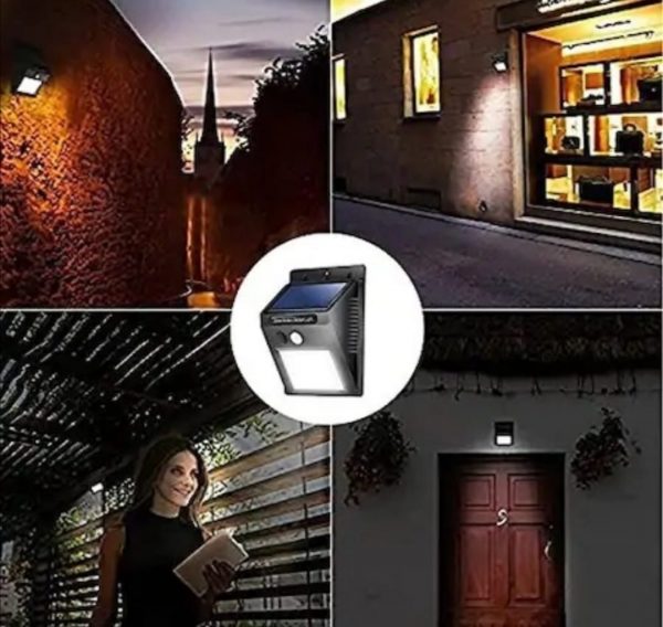 Set van 5 solar LED buitenlampen
