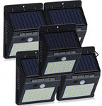 Set van 5 solar LED buitenlampen