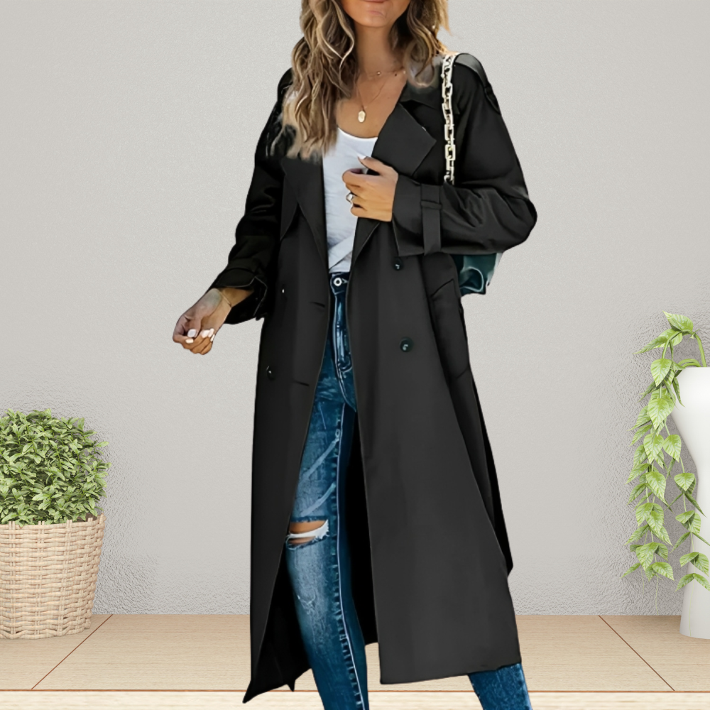 Dames tussenseizoen trenchcoat