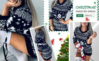 Kerstjurk met lange mouwen