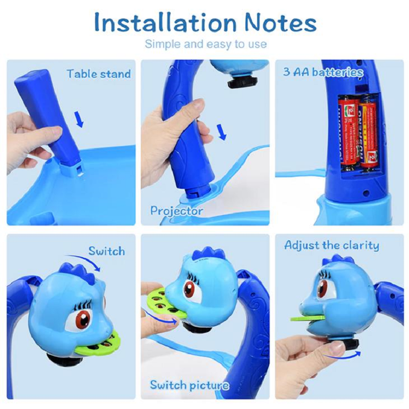 LED tekenprojector met muziek voor creatieve kids