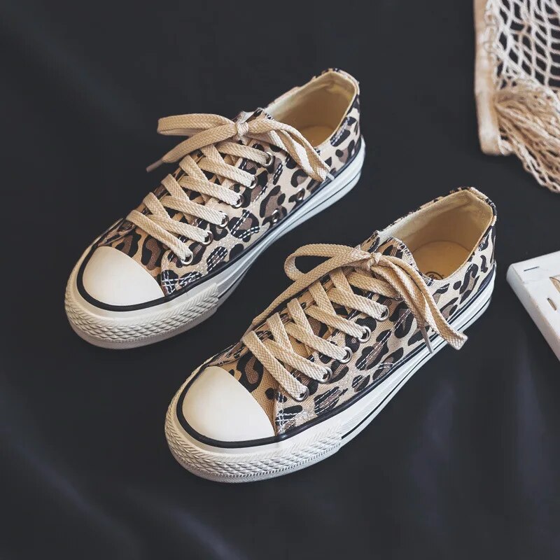 Luipaard dames sneakers