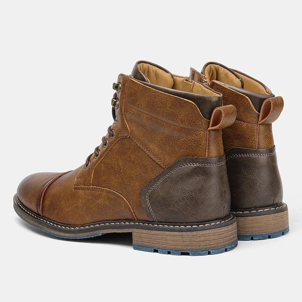 Vintage leren heren boots — afbeelding 15