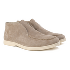 Suède heren loafers