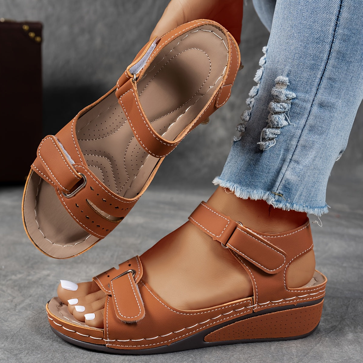 Sandalen met verstelbare banden