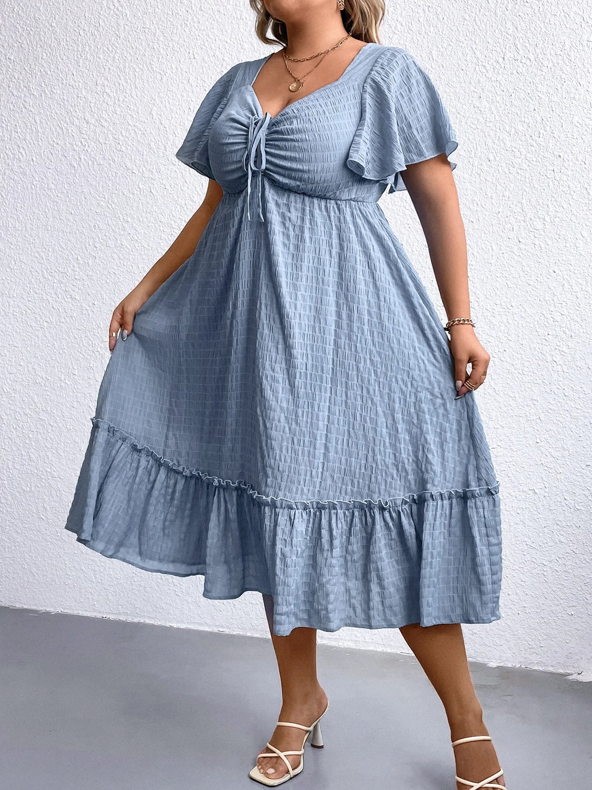 Zandra plus-size zomerjurk
