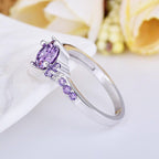 Eternity-ring met amethist
