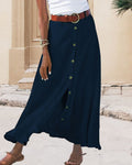 Lotte's lange, effen rok