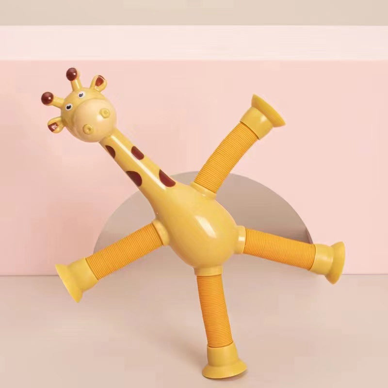 Flexibel giraffe speelgoed met zuignap