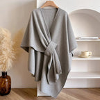 Dames omslagdoek met winddicht ontwerp