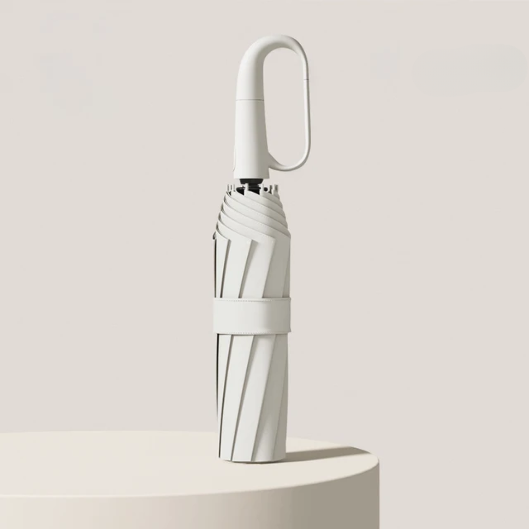 Winddichte paraplu met reflecterende rand