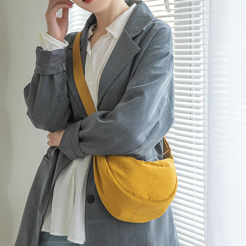 Half moon crossbody bag