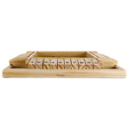 Houten dobbelstenen bordspel