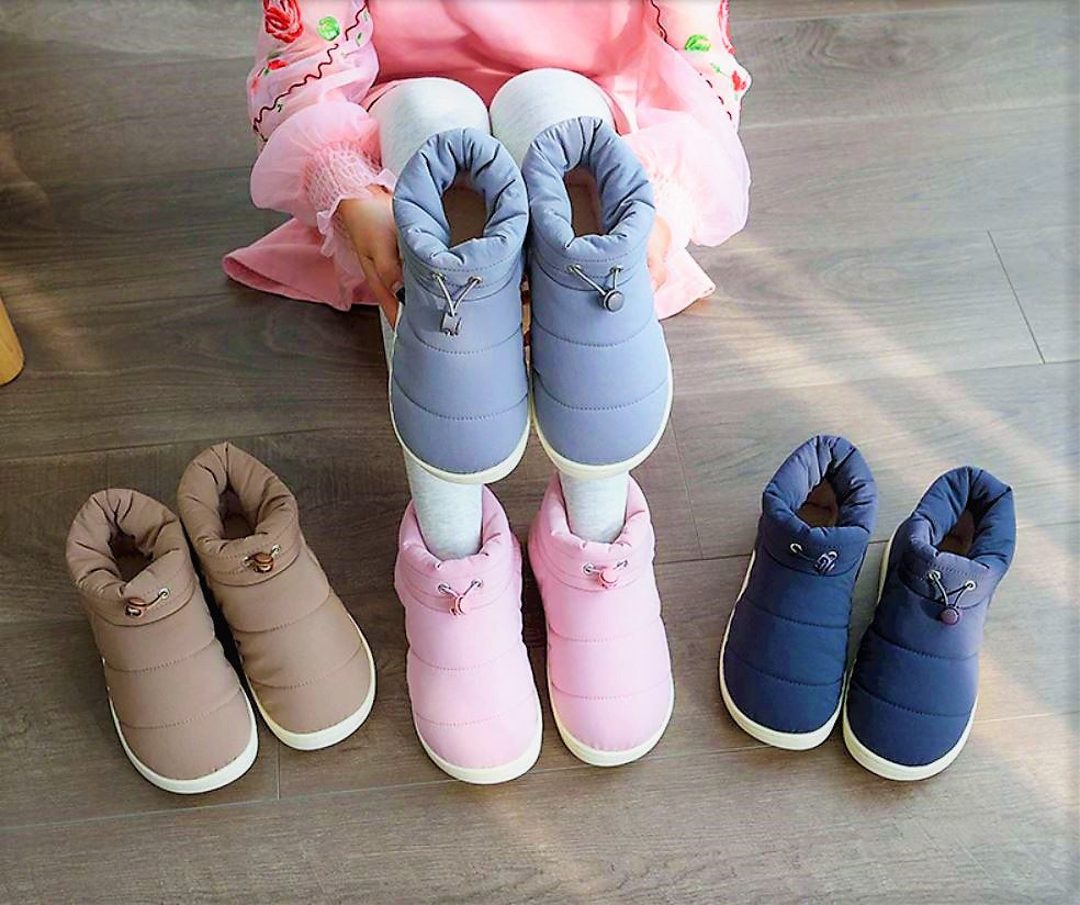 Warme schoenen met antislipzool