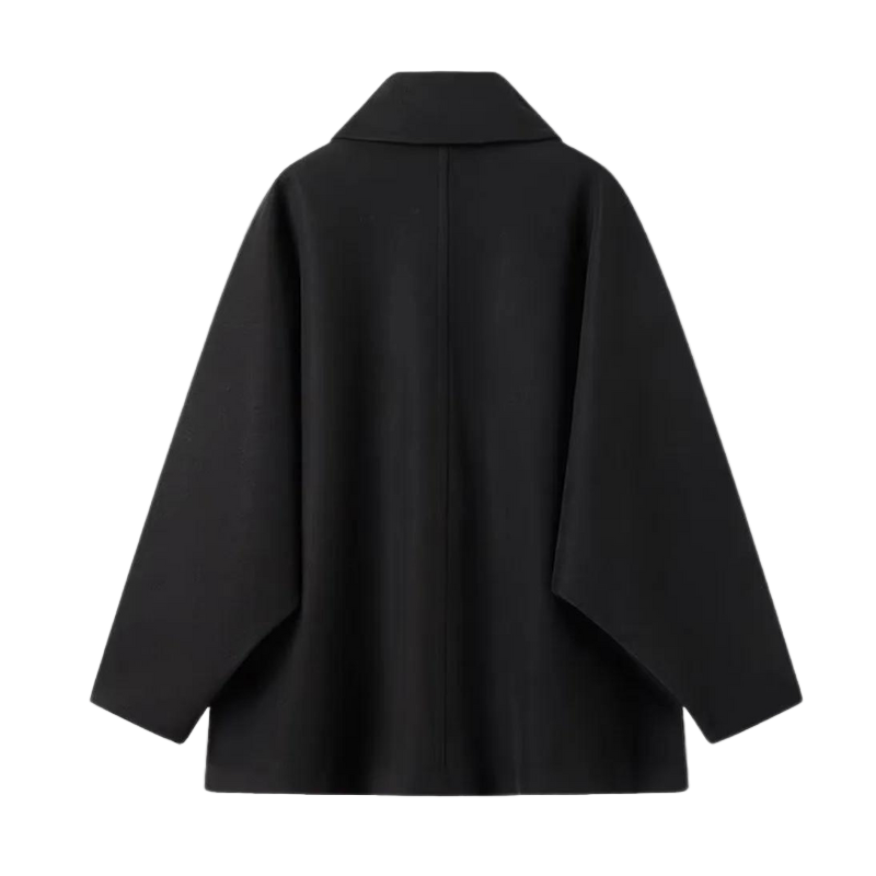 Dames tussenjas in oversized look met knoopsluiting