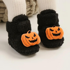 Kinder halloween sloffen met cartoonprint