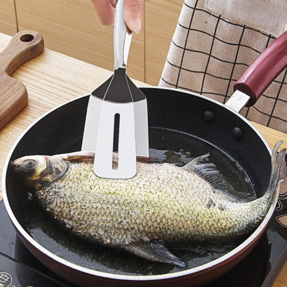 Dubbelzijdige roestvrijstalen spatel
