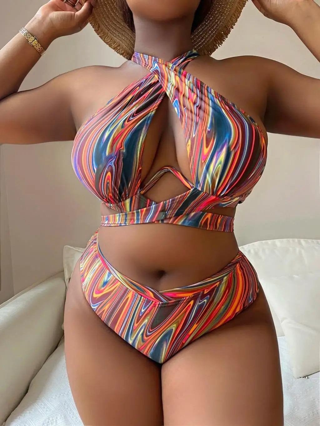 Carmina plus-size bikini