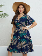 Dahlia plus-size jurk