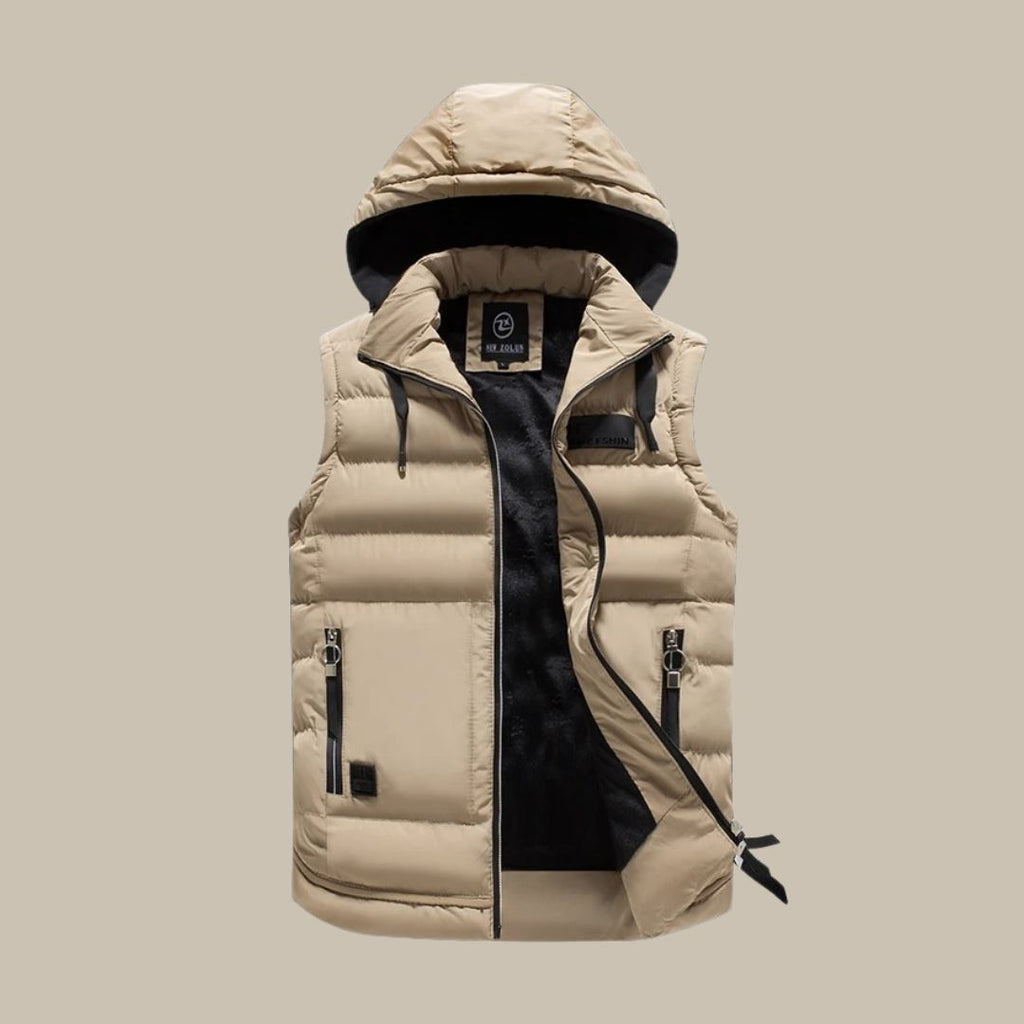 HUGO hooded puffer vest – casual bodywarmer voor mannen