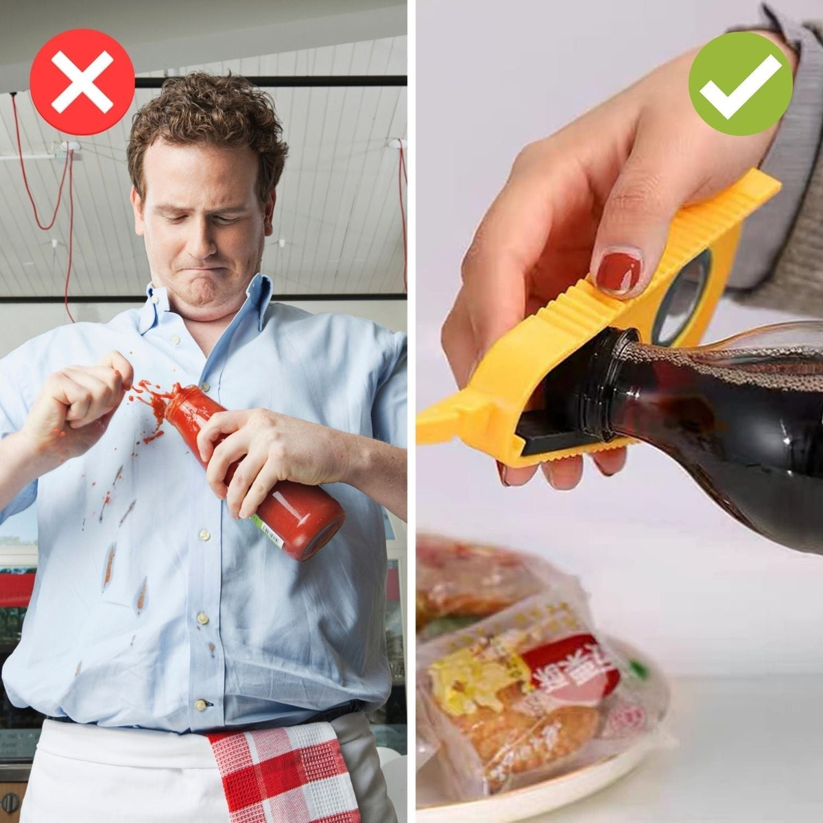 Ergonomische flesopener