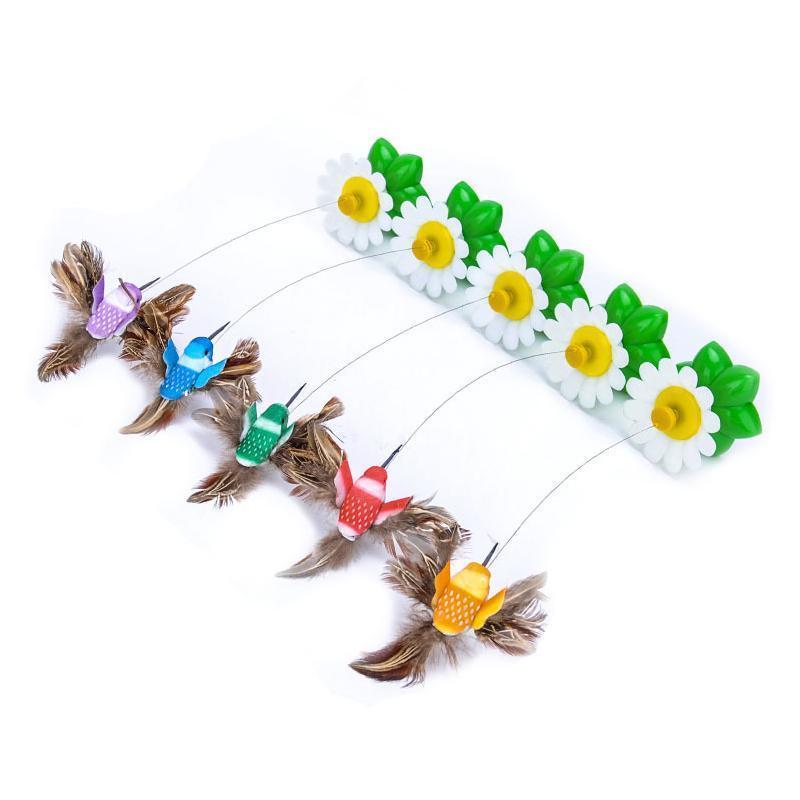 Interactief vogelspeeltje voor katten