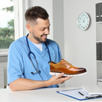 Herenschoen met ergonomisch barefootcomfort
