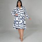 Georgia plus-size jurk