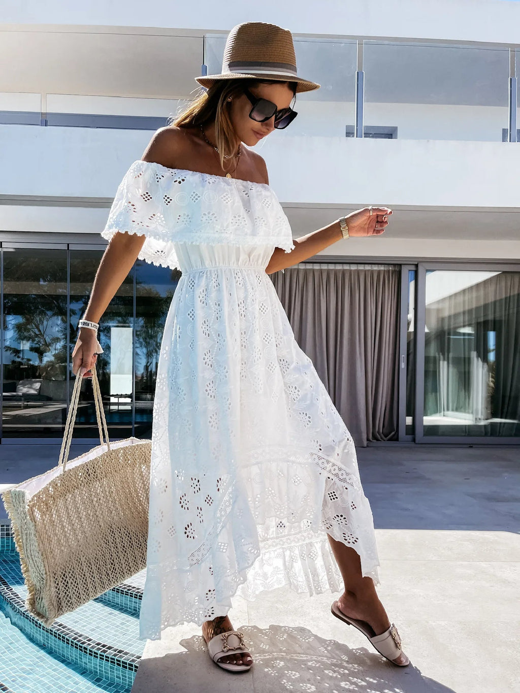 Esmiralda maxi-jurk