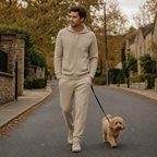 Wollen joggingpak – kasjmier touch