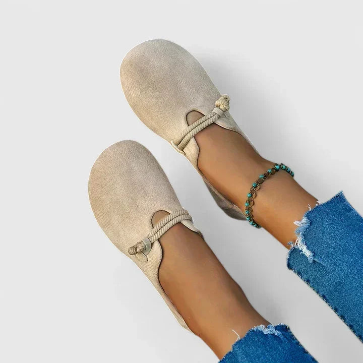 Damesloafers met gestroomlijnde vorm en dempende binnenzijde