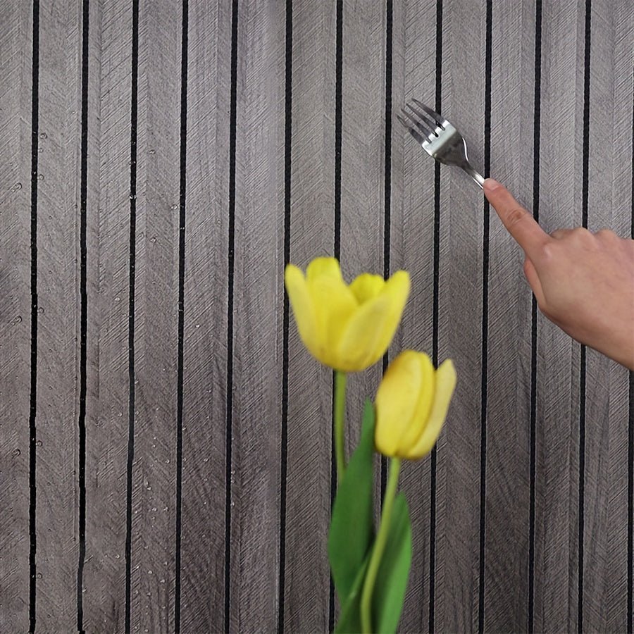 3D zelfklevende wandpanelen met realistische houtlook