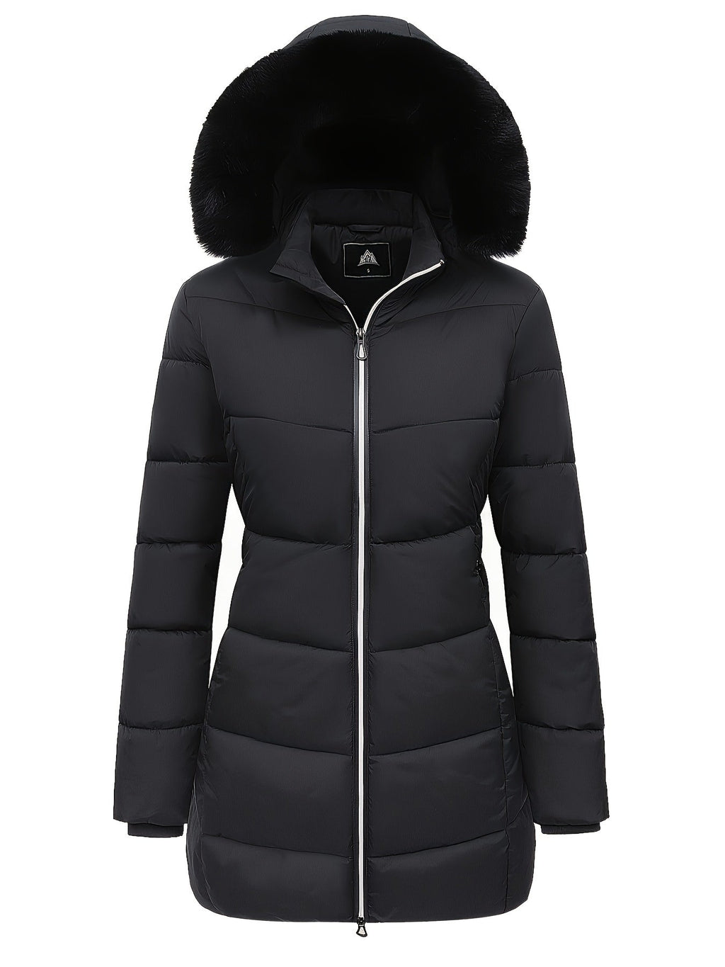 Warme puffy jas met stijlvolle details