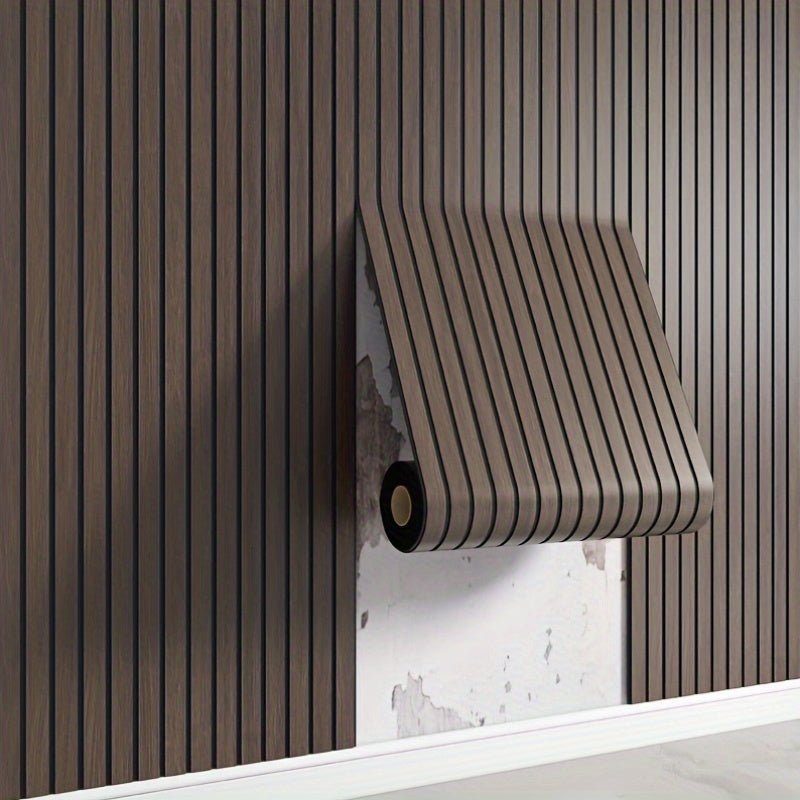 3D zelfklevende wandpanelen met realistische houtlook
