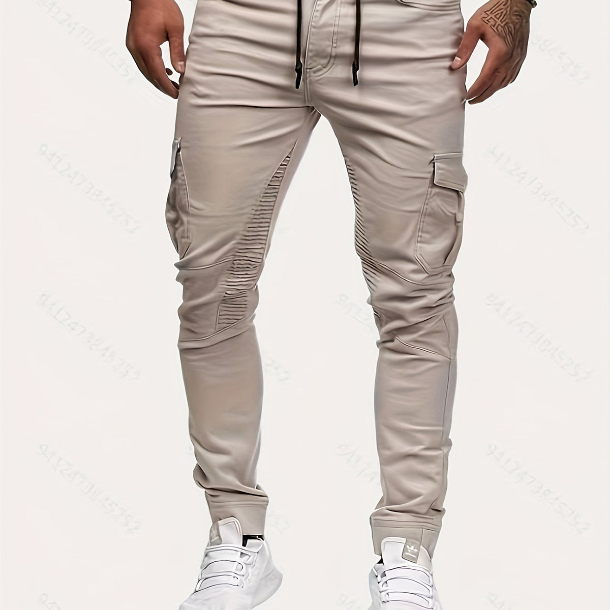 Chique heren stretchbroek in streetstyle