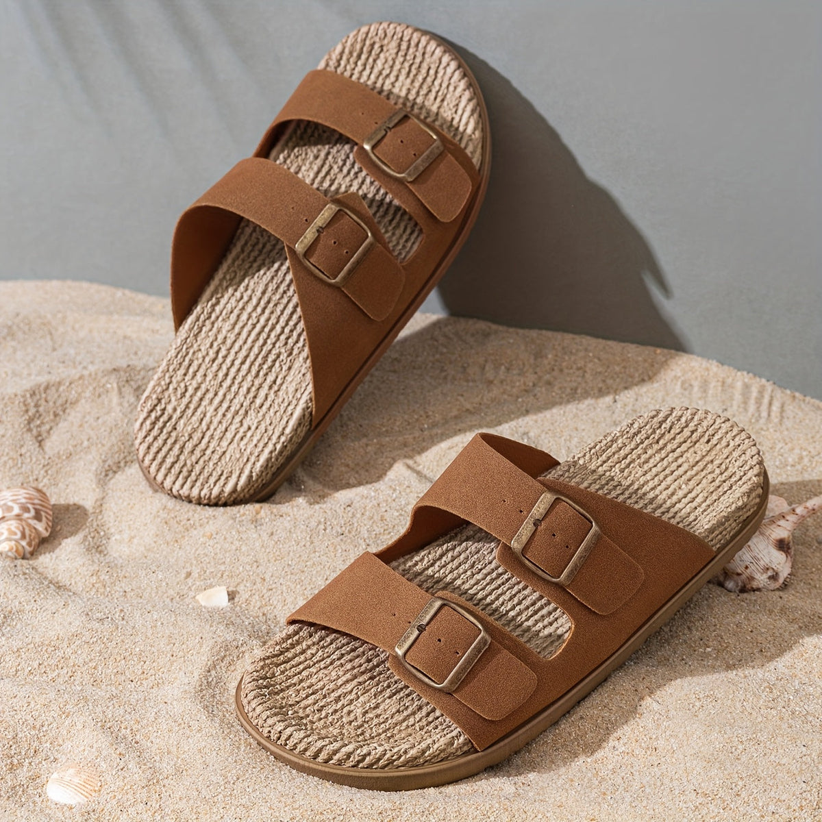 Heren zomer-slippers met verstelbare banden