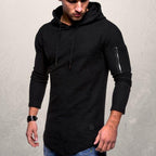 Slim fit hoodie voor heren