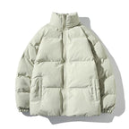 Casual winterjack met opstaande kraag