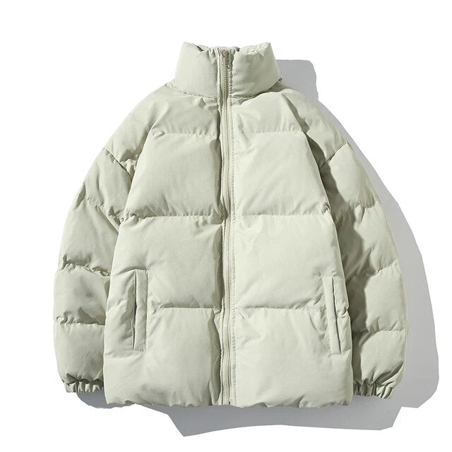 Casual winterjack met opstaande kraag