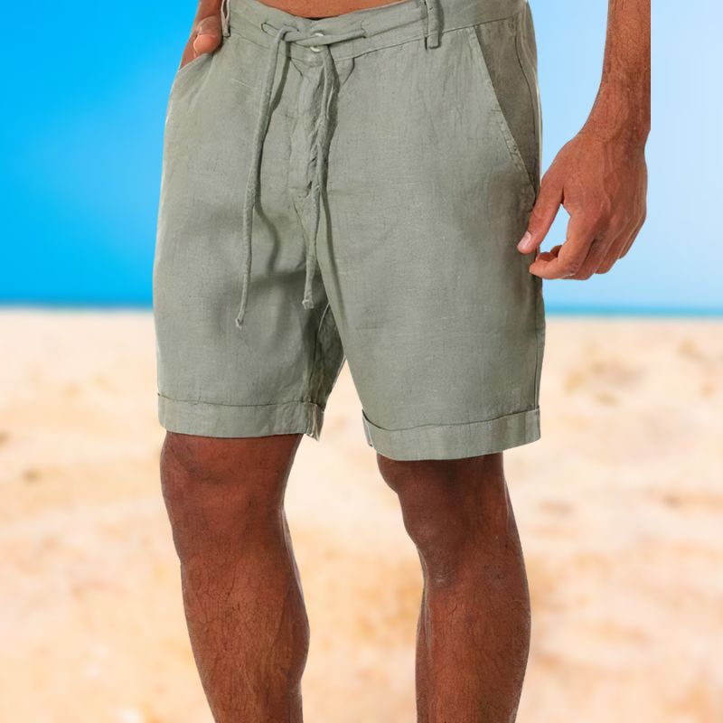 Linnen heren shorts