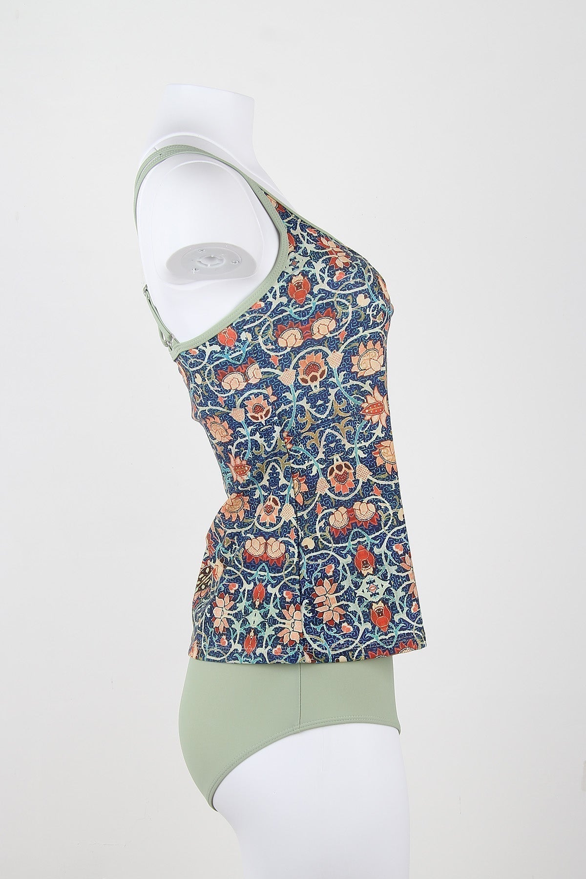 Mouwloze bikini met aantrekkelijk patroon