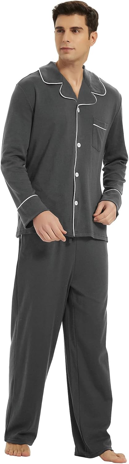 Katoenen heren pyjama
