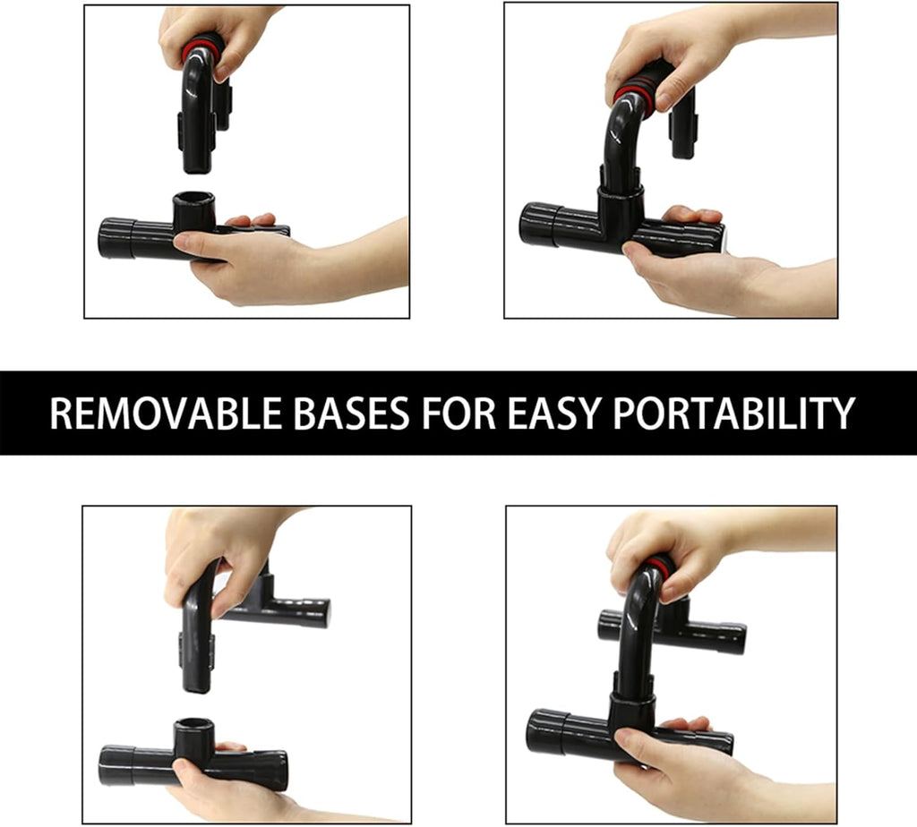 Push-upbars met ergonomische antislipbasis