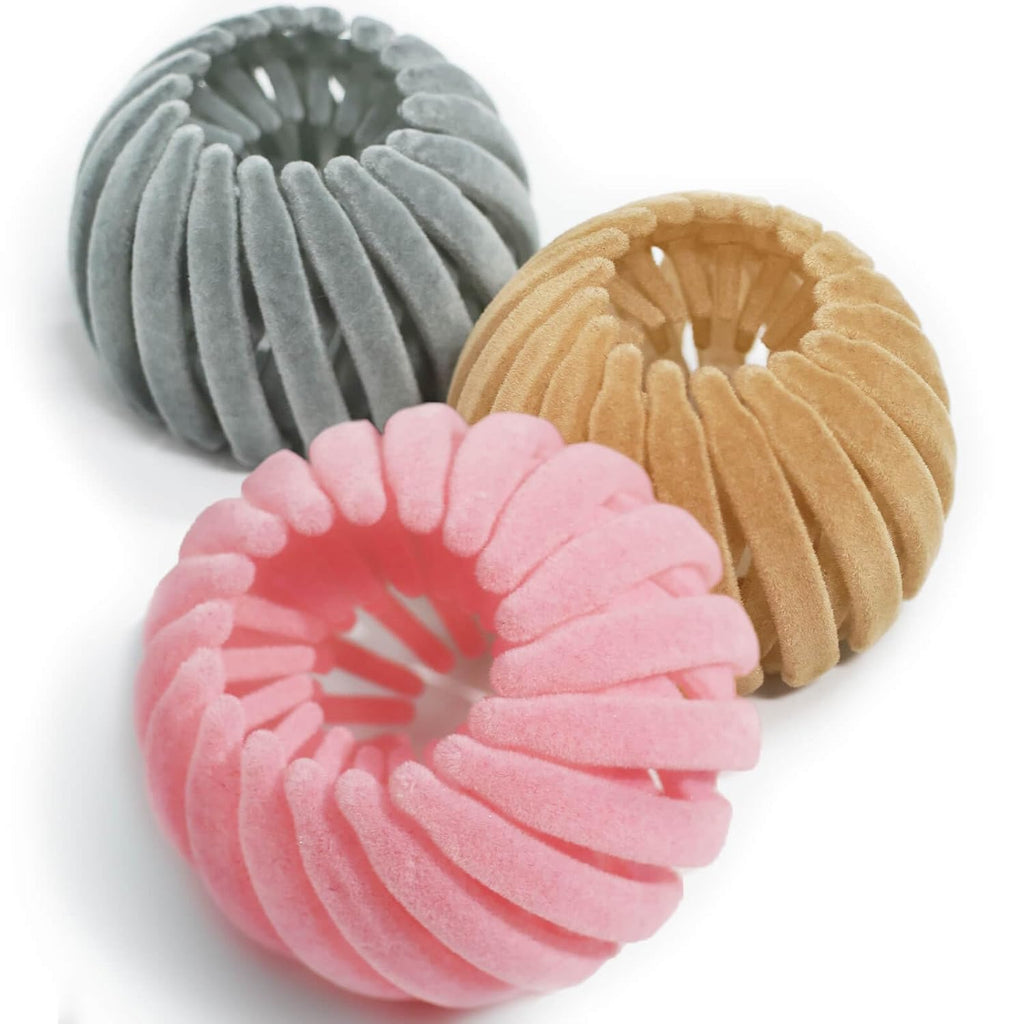 Vogelnest haarclips - set van 3
